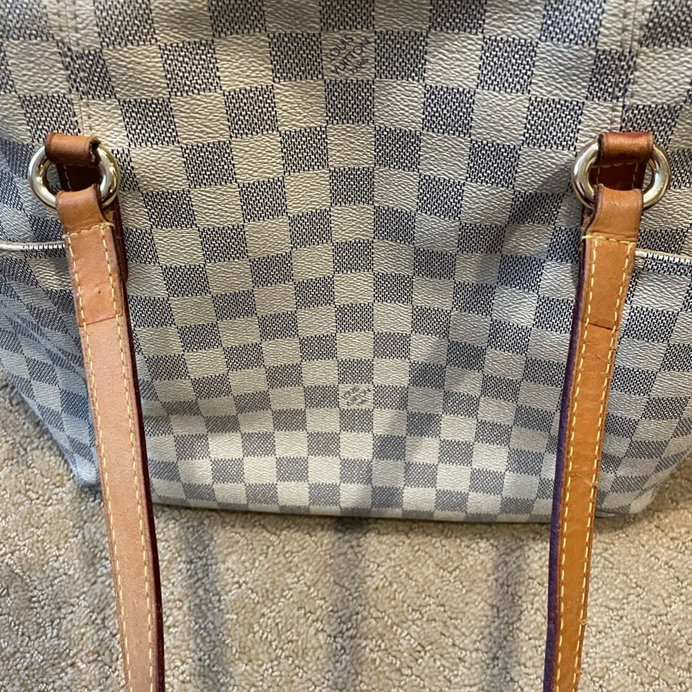 Louis Vuitton Damier Azur Totally MM VGUC-AUTHENTICITY GUARANTEED - Picture 9 of 15